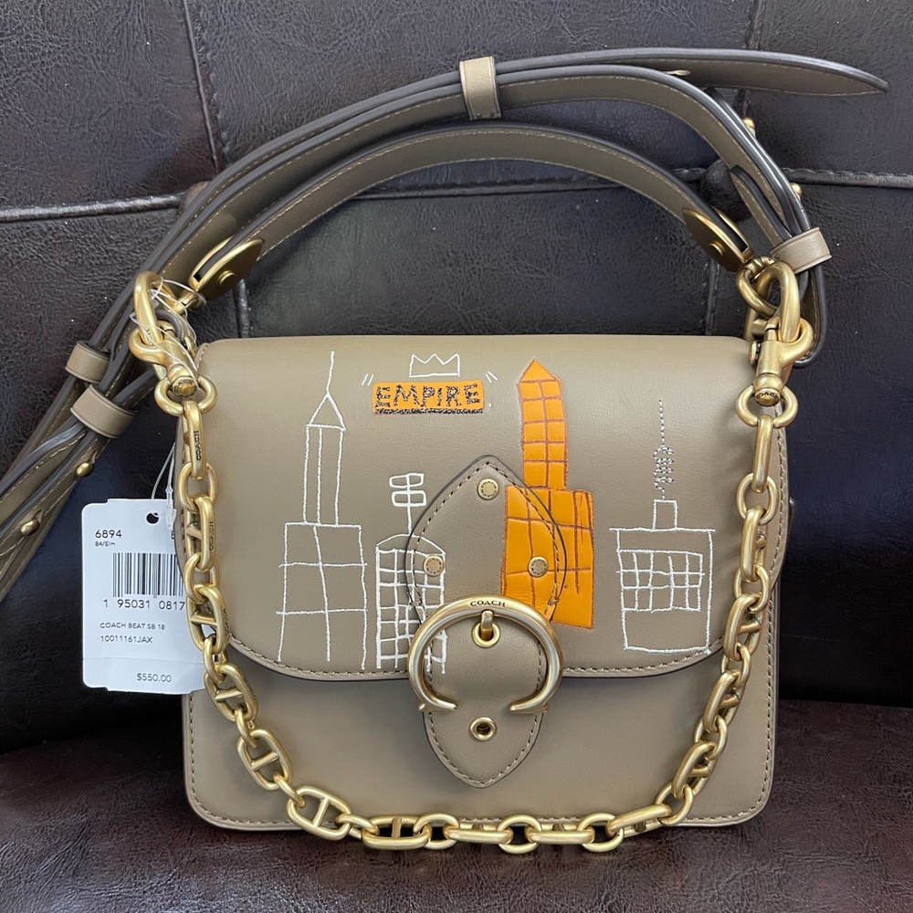 Coach X Basquiat Beat 18 Shoulder Bag